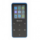 Reproductor MP4 DENVER Bluetooth, 4GB Azul