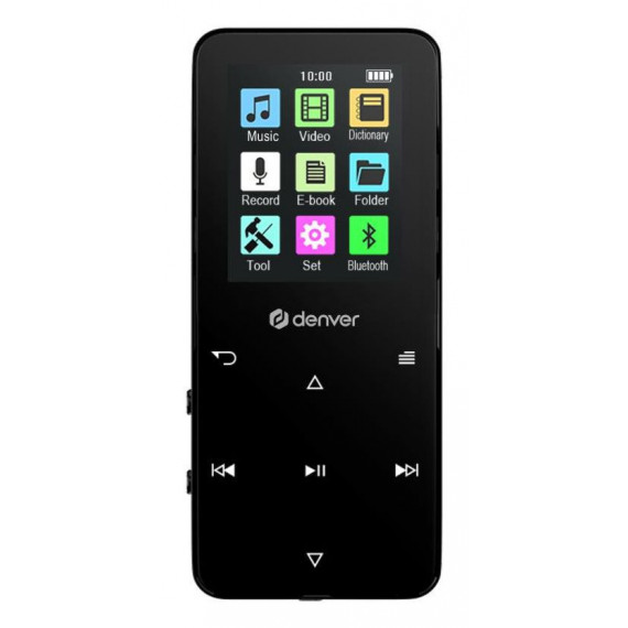 Reproductor MP4 DENVER Bluetooth, 4GB Negro