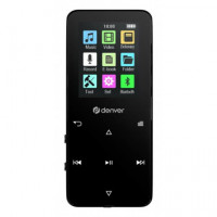 Reproductor MP4 DENVER Bluetooth, 4GB Negro