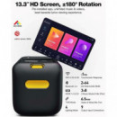 Altavoz Karaoke Recargable IKARAO Break X1 con Pantalla 13.3" 800W y 2 Micros