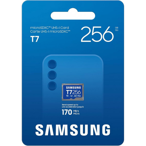 Tarjeta de Memoria Microsdxc SAMSUNG 256GB Uhs-i 170MB/S Clase 10 A2