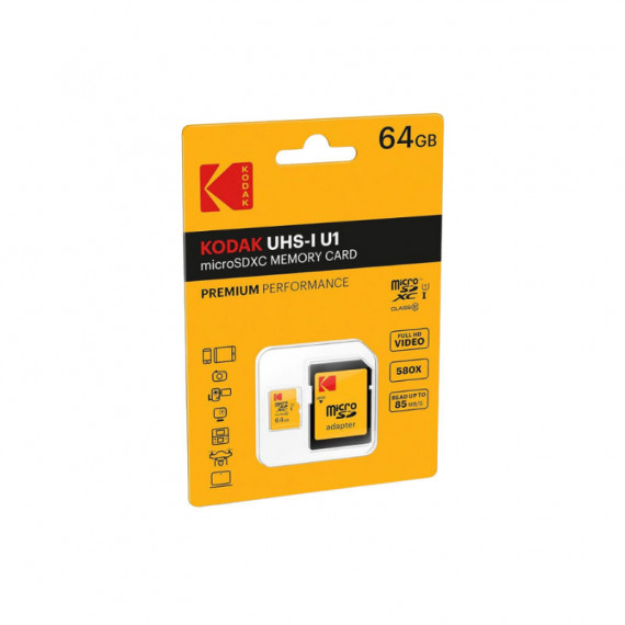 Tarjeta KODAK Microsdxc 64GB Clase 10 UHS-1