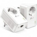 Plc TP-LINK Gigabit con Enchufe Incorporado TL-PA7017P Kit