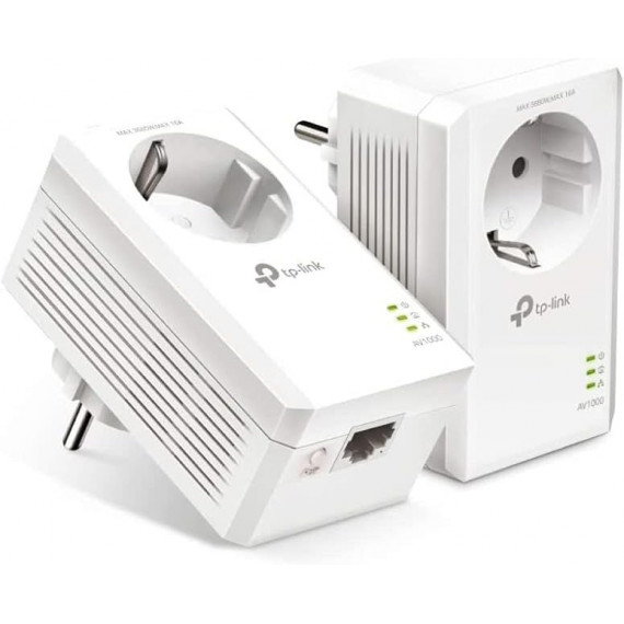 Plc TP-LINK Gigabit con Enchufe Incorporado TL-PA7017P Kit