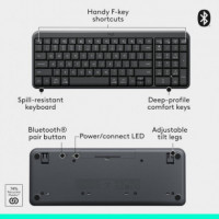 Teclado + Ratón Inalámbricos BLUETOOTH LOGITECH MK250