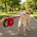 Correa de Perro Retractil 5 Metros PAMACON Talla L