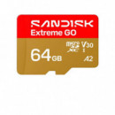 SANDISK TARJETA MICRO SD EXTREME GO V30 64GB / 170 MB/s