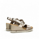 Fluchos Sandalias Plateadas F1973-ALUMIN PLATINO