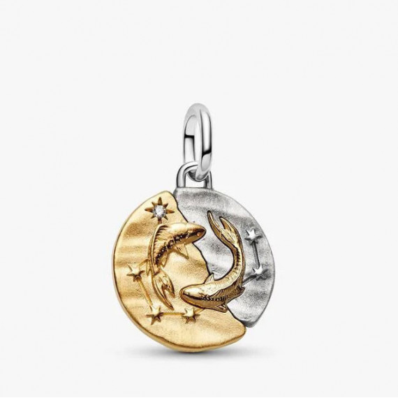 PANDORA Charm Medallón Zodiaco Piscis 764991C01