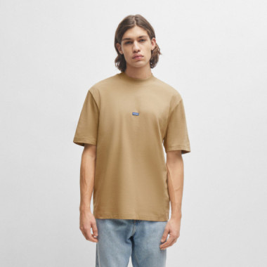 HUGO Camiseta de Algod&oacute;n Beige 50509991-269