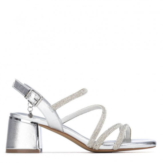 Xti Sandalias de mujer plata 145260-PLATA