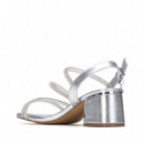Xti Sandalias de mujer plata 145260-PLATA