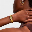 Reloj Analógico con Brazalete de Acero Dorado Icon Time  TOUS