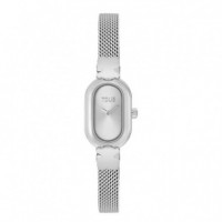 Reloj Analógico Joya con Brazalete de Acero Oval Icon  TOUS
