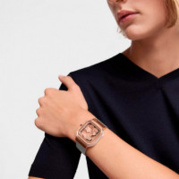 Reloj Analógico con Brazalete de Acero y Acero Rosado D-bear Party  TOUS