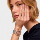 Reloj Analógico con Brazalete de Acero y Acero Rosado D-bear Party  TOUS
