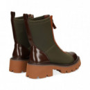 BOTIN COMBINADO NEOPRENO/PIEL KAKI