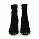 BOTA TACON DETALLE TACHAS ANTE NEGRO