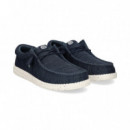 WALLABEE MALLA ELASTICA MARINO