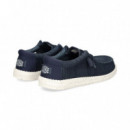 WALLABEE MALLA ELASTICA MARINO