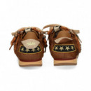 DEPORTIVO BROCHE LADO POTRO MARRON