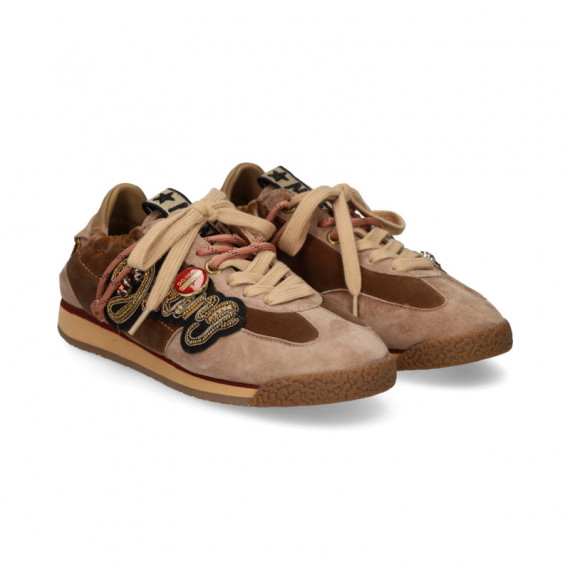 DEPORTIVO BROCHE TERCIPELO BEIGE