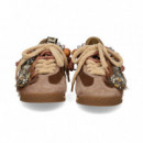 DEPORTIVO BROCHE TUL TERCIPELO BEIGE