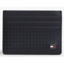 TOMMY HILFIGER - TH EMBOSS CC HOLDER - DW6 - F|AM0AM14240/DW6