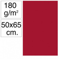 Cartulina 50X65 Cm 180G Granate 25 Unidades