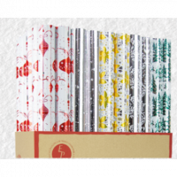 Papel de Regalo 0,70X1,5 M Navidad de Polipropileno Metalizado