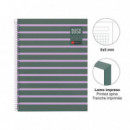 Cuaderno A4 80 Hojas Cuadrícula Between The Lines Ceniza