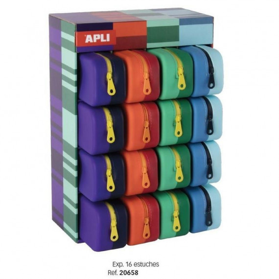 Estuches de Silicona Bicolor Up Bright Surtidos  BIC