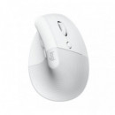 Ratón Vertical LOGITECH Lift Wireless Blanco (910-006496)