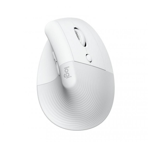 Ratón Vertical LOGITECH Lift Wireless Blanco (910-006496)