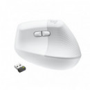 Ratón Vertical LOGITECH Lift Wireless Blanco (910-006496)