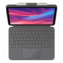 Funda con Teclado LOGITECH Ipad GEN10 Gris (920-011439)
