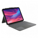 Funda con Teclado LOGITECH Ipad GEN10 Gris (920-011439)