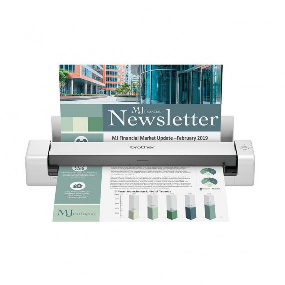 Escaner BROTHER Portatil A4 Color Doble Cara (DS740DTJ1)