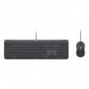 Teclado + Ratón LOGITECH Slim Wired MK620 (920-013345)