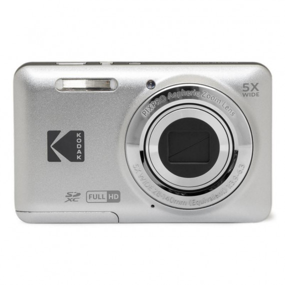Cámara Digital Kodak Pixpro FZ55 16MP 5x Plata (FZ55SL)