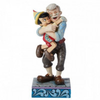 Figura de Pinocho y Gepetto Pinocho Disney  ENESCO
