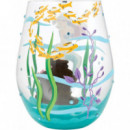 Copa sin Tallo la Sirenita Ariel An Ocean Of Dreams ENESCO Designs By Lolita Disney