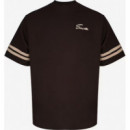 Camiseta Sik Silk Marrón