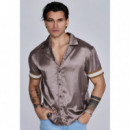 Camisa SikSilk Canela