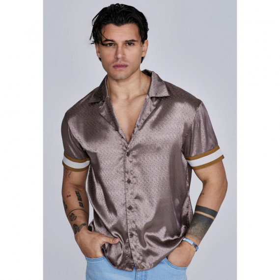 Camisa SikSilk Canela
