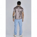 Camisa SikSilk Canela