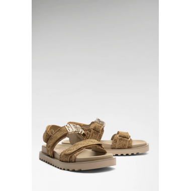 Sandalias GUESS Febelis Estampado 4G Beige