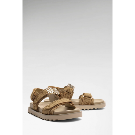 Sandalias GUESS Febelis Estampado 4G Beige