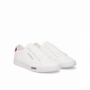 Sneaker Tommy Hilfiger core blanco-rojo