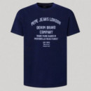 Camiseta Pepe Jeans Azul Marina